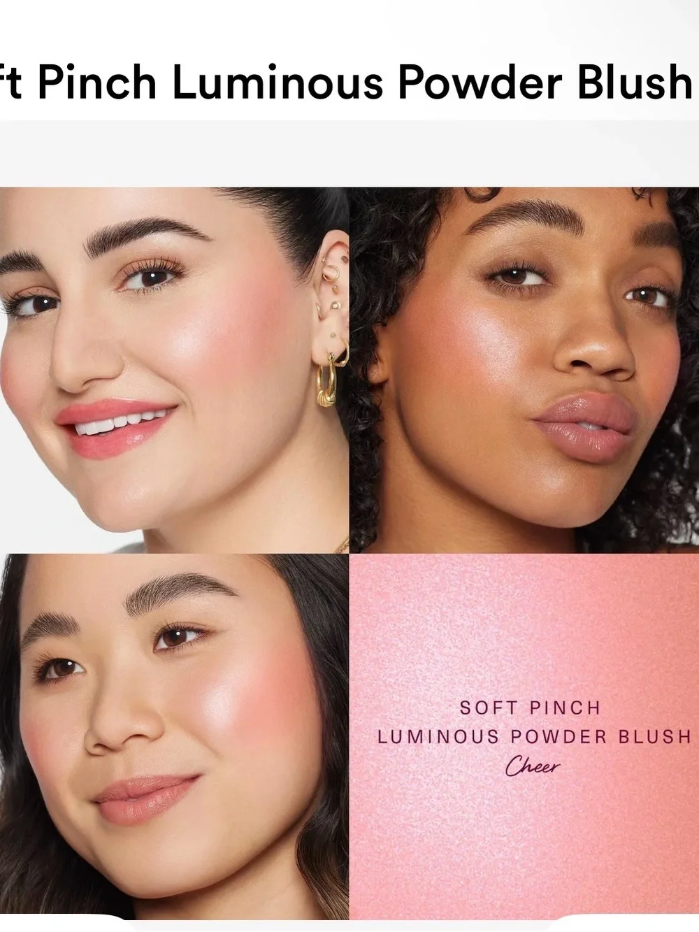 Rare Beauty Luminous Dome Blush — Peachy Pink Glow